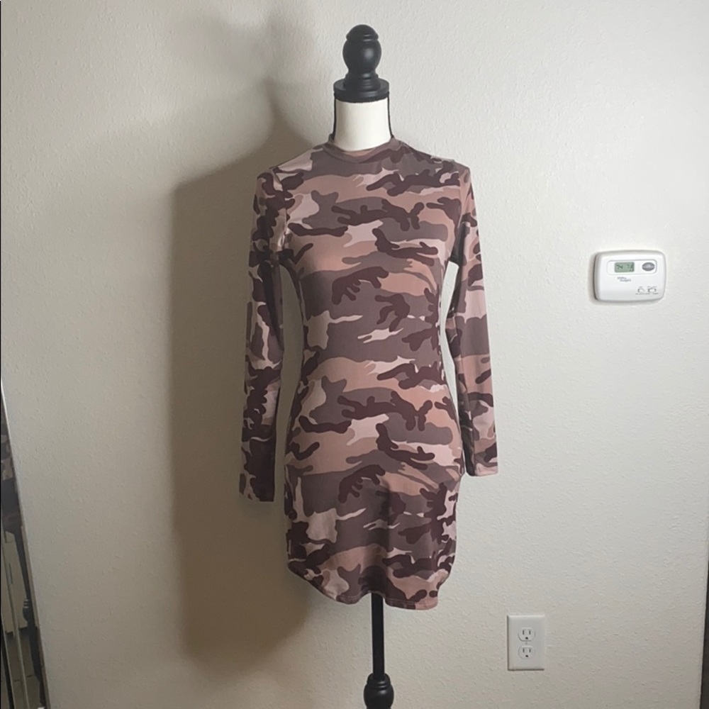 camo dress